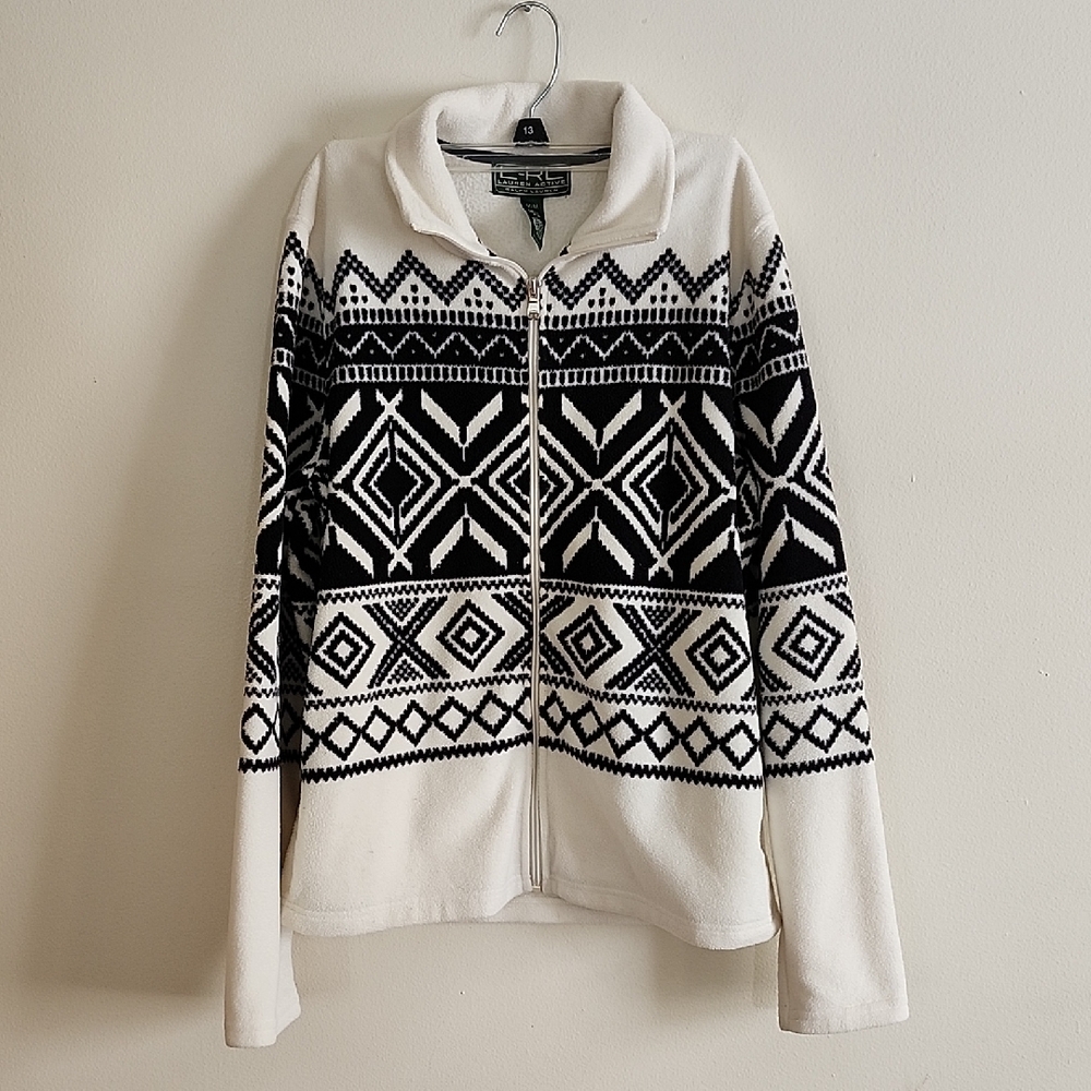 Ralph Lauren Black and White Active Jacket